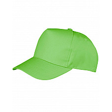 Lime Boston 5-Panel Printers Cap