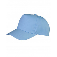 Sky Blue Boston 5-Panel Printers Cap