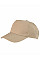 Khaki Boston 5-Panel Printers Cap