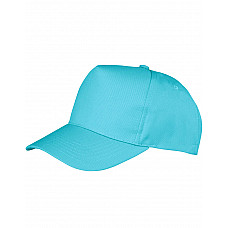 Aqua Boston 5-Panel Printers Cap