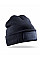 Navy Recycled Double Knit Printers Beanie