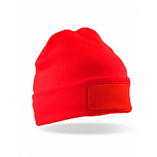 Red Recycled Thinsulate™ Printers Beanie