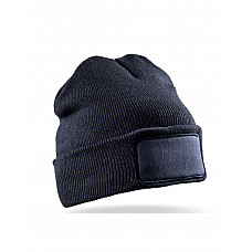 Navy Recycled Thinsulate™ Printers Beanie