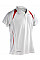 White/Red Men's Team Spirit Polo Shirt