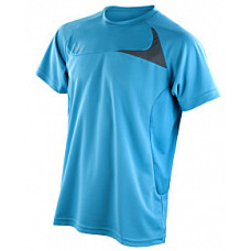 Aqua/Grey Men's Dash Training Shirt