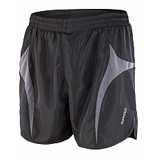 Black/ Grey Unisex Micro-Lite Running Shorts