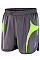 Grey/Lime Unisex Micro-Lite Running Shorts