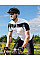 White/Black Men's Bikewear Full Zip Performance Top