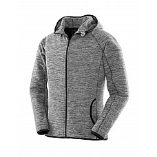 Grey/Black Women's Microfleece Hoodie