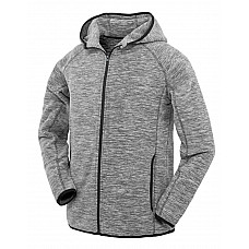 Grey/Black Men's Microfleece Hoodie