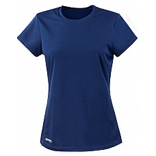 Navy Ladies' Quick Dry Short Sleeve T-Shirt