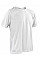 White Men's Quick Dry Short Sleeve T-Shirt