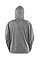 Grey/Black Men's Hooded Tee-Jacket