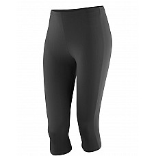 Black Women's Impact Softex Capri Pants