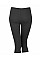 Black Women's Impact Softex Capri Pants