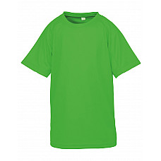 Floro Green Junior Performance Aircool Tee