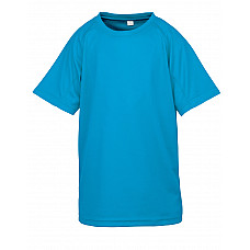 Ocean Blue Junior Performance Aircool Tee