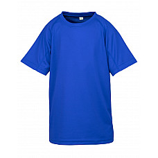 Royal Blue Junior Performance Aircool Tee