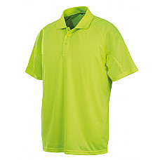 Flo Yellow Performance Air Cool Polo