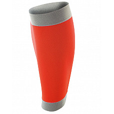 Orange/Grey Compression Calf Sleeve