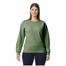 Military Green Softstyle Midweight Fleece Adult Crewneck