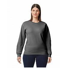 Charcoal Softstyle Midweight Fleece Adult Crewneck