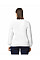 White Softstyle Midweight Fleece Adult Crewneck