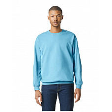 Sky Blue Softstyle Midweight Fleece Adult Crewneck