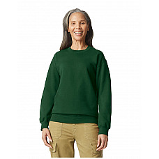 Forest Green Softstyle Midweight Fleece Adult Crewneck