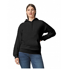 Black Softstyle Midweight Fleece Adult Hoodie