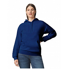 Navy Blue Softstyle Midweight Fleece Adult Hoodie