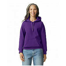 Purple Softstyle Midweight Fleece Adult Hoodie