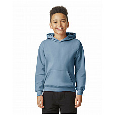 Stone Blue Softstyle Midweight Fleece Youth Hoodie