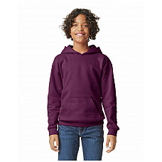 Maroon Softstyle Midweight Fleece Youth Hoodie