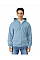 Stone Blue Softstyle Midweight Fleece Adult Full Zip Hooded Sweatshirt