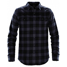 Navy Plaid Men's Logan Snap Front Shirt