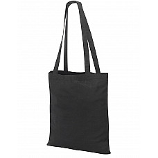 Black Guildford Cotton Shopper/Tote Shoulder Bag