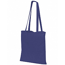 Navy Guildford Cotton Shopper/Tote Shoulder Bag