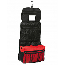 Red/Black Bristol Folding Travel Toiletry Bag