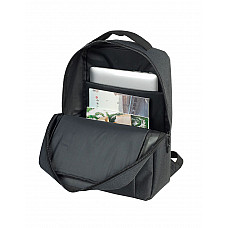 Black Melange Sembach Basic Laptop Backpack