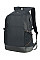 Dark Grey/Black Leipzig Laptop Backpack