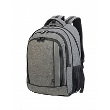 Grey Melange Frankfurt Smart Laptop Backpack