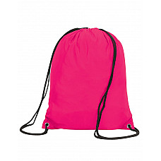 Hot Pink Stafford Drawstring Tote Backpack