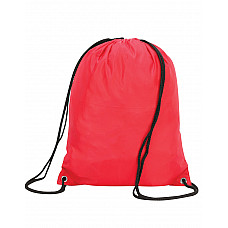 Classic Red Stafford Drawstring Tote Backpack