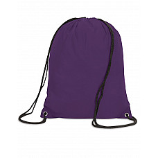 Purple Stafford Drawstring Tote Backpack