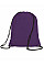 Purple Stafford Drawstring Tote Backpack