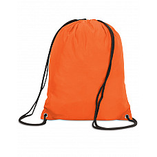 Orange Stafford Drawstring Tote Backpack