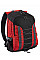 Black/Red Miami Total Backpack