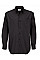 Black Men's Oxford Long Sleeve Shirt