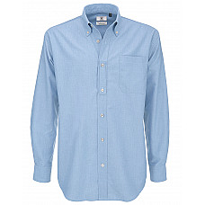 Oxford Blue Men's Oxford Long Sleeve Shirt